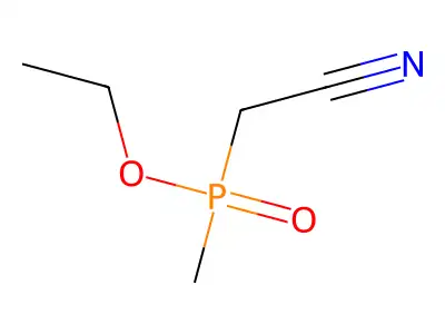 Ethyl (cyanomethyl)methylphosphinate structure