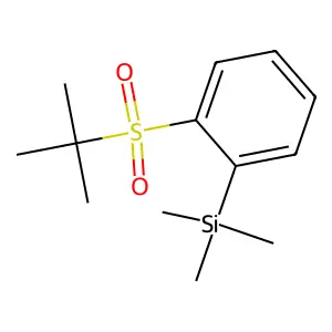 tert-Butyl o-trimethylsilylphenyl sulfone structure