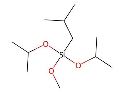 甲氧基双(1-甲基乙氧基)(2-甲基丙基)硅烷 structure