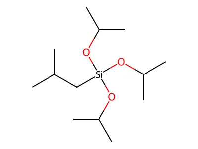 三(1-甲基乙氧基)(2-甲基丙基)硅烷 structure
