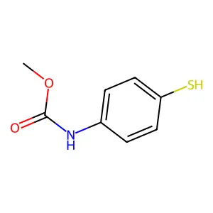 Carbamic acid, (4-mercaptophenyl)-, methyl ester structure