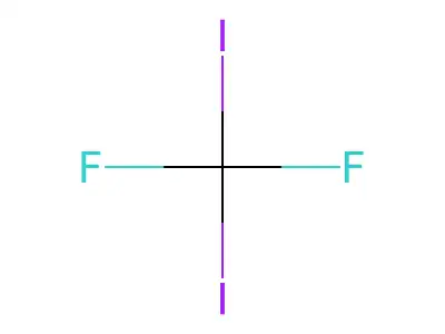 二氟二碘甲烷 structure