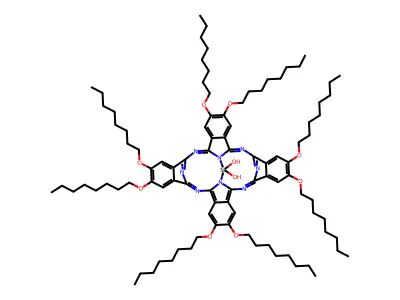 SILICON 2 3 9 10 16 17 23 24-OCTAKIS(OC& structure