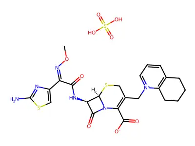 硫酸头孢喹肟 structure