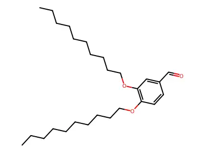 3,4-Didecoxybenzaldehyde structure