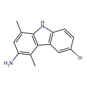 6-溴-1,4-二甲基-9H-咔唑-3-胺 structure