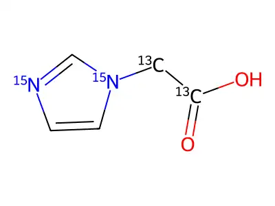 咪唑-1-乙酸 structure
