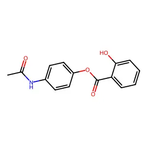 醋氨沙洛 structure