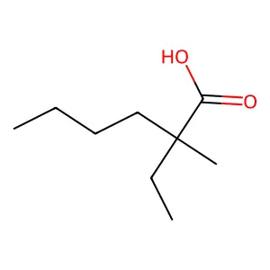 2-Ethyl-2-methylhexanoic acid structure
