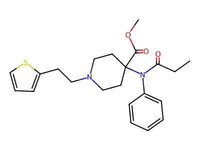 Thiofentanil structure