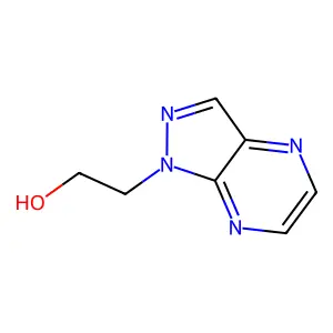 2-(1H-Pyrazolo[3,4-b]pyrazin-1-yl)ethanol structure