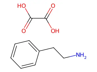Benzeneethanamine, ethanedioate (1:1) structure