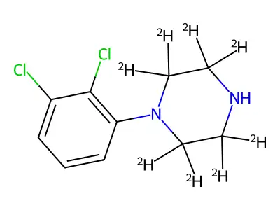 2,3-二氯苯基哌嗪 structure