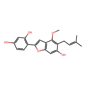 Licocoumarone structure