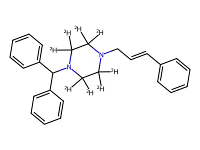 桂利嗪 structure