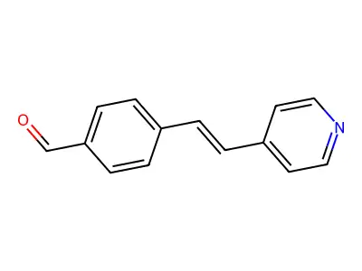 4-(2-(4-Formylphenyl)ethenyl)pyridine structure