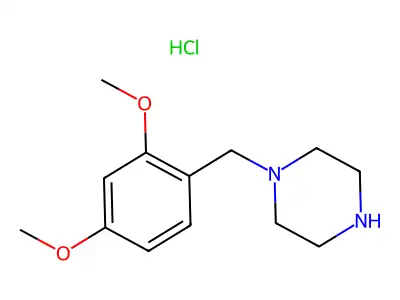 1-(2,4-Dimethoxybenzyl)piperazine structure