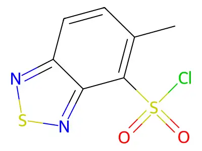 5-Methyl-2,1,3-benzothiadiazole-4-sulfonyl chloride structure