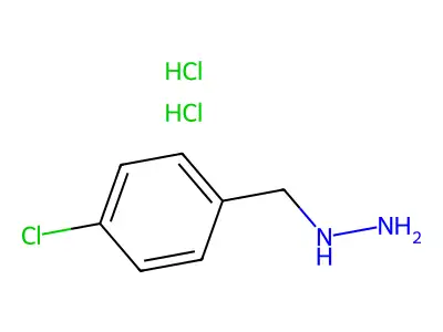 (4-Chlorobenzyl)hydrazine structure