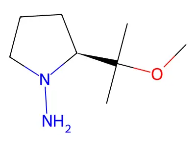 (S)-2-(2-Methoxypropan-2-yl)pyrrolidin-1-amine structure