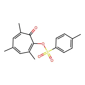 2,4,6-Trimethyl-7-oxocyclohepta-1,3,5-trien-1-yl 4-methylbenzenesulfonate structure