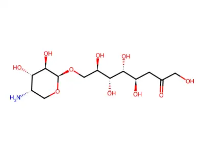 8-O-(4-Amino-4-deoxyarabinopyranosyl)-3-deoxyoctulosonic acid structure