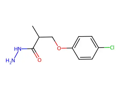 2-(4-Chlorophenoxy)-2-methylpropanohydrazide structure