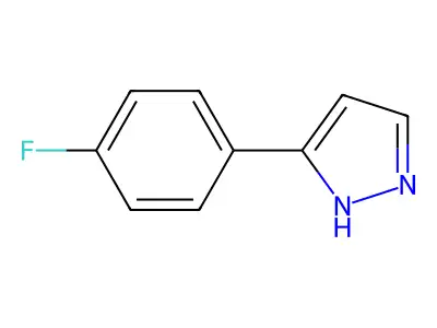 3-(4-Fluorophenyl)-1H-pyrazole structure