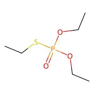 O,O,S-triethyl phosphorothioate structure