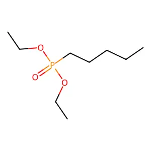 Diethyl pentylphosphonate structure