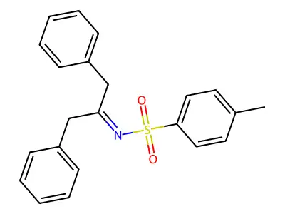 N-(1-Benzyl-2-phenyl-ethylidene)-4-methyl-benzenesulfonamide structure