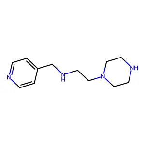 N-(4-吡啶基甲基)-1-哌嗪乙胺 structure