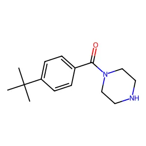 (4-(1,1-Dimethylethyl)phenyl)-1-piperazinylmethanone structure