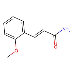 2-Propenamide, 3-(2-methoxyphenyl)-, (Z)- structure