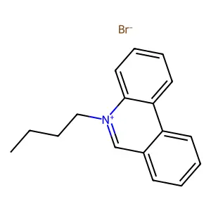 5-Butyl phenanthridinium bromide structure