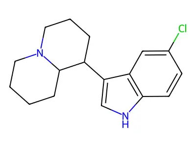 1-(5-Chloro-1H-indol-3-yl)octahydro-2H-quinolizine structure