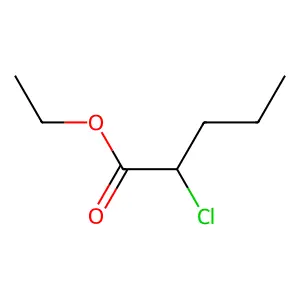 Ethyl 2-chloropentanoate structure