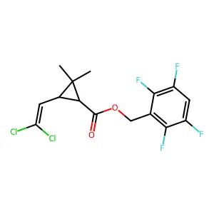 四氟苯菊酯 structure