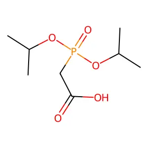 二异丙基膦酰基乙酸 structure