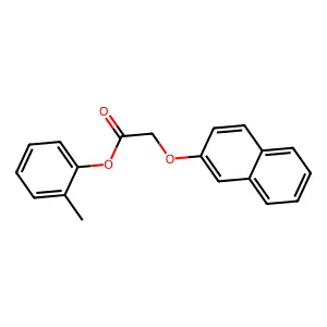 2-Methylphenyl (naphthalen-2-yloxy)acetate structure