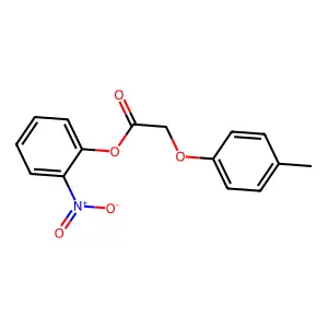2-Nitrophenyl (4-methylphenoxy)acetate structure
