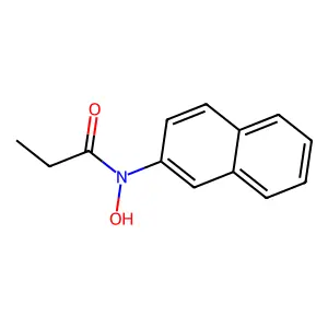 N-Hydroxy-N-propionyl-2-aminonaphthalene structure