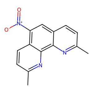 2,9-Dimethyl-5-nitro-1,10-phenanthroline structure