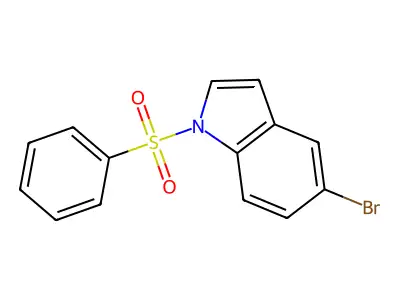 1-(Benzenesulfonyl)-5-bromo-1H-indole structure