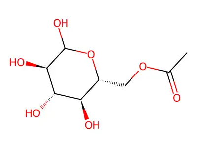 6-O-Acetylglucose structure