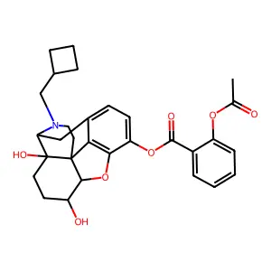Nalbuphine 3-acetylsalicylate structure
