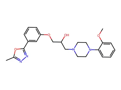 Nesapidil structure