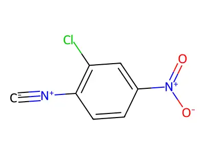 2-Chloro-1-isocyano-4-nitrobenzene structure