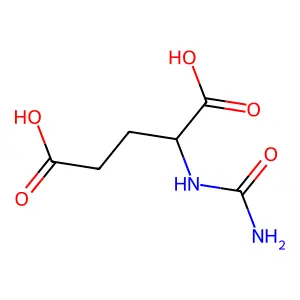 N-氨甲酰谷氨酸 structure