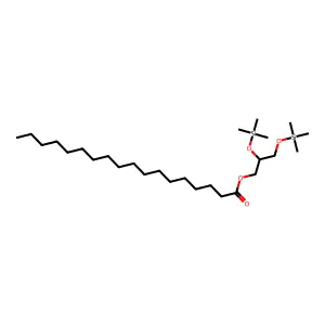 2,3-Bis[(trimethylsilyl)oxy]propyl stearate structure